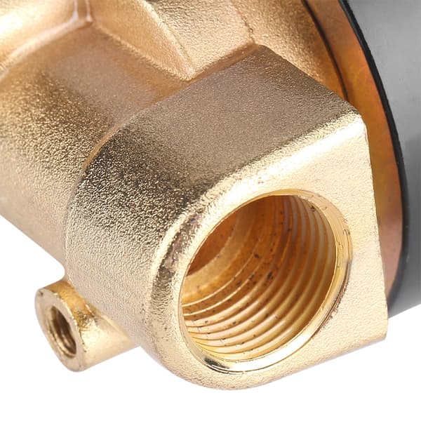 220V DN10 3/8\" Elektrisk Normalt Lukket Ventil Elektromagnetisk Ventil for Vann Olje Luft Gass