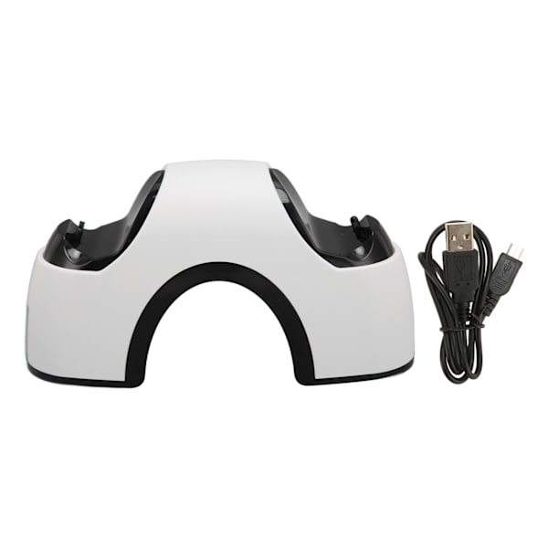 Spelkontroll laddningsstation professionell effektiv USB-port Dual Controller laddningsdocka med kabel och LED-indikator