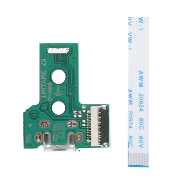USB-opladningspladeport-stikoplader JDS-030 til PS4-controller fladkabel