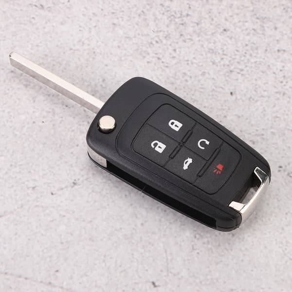 5 knapper Flip Key Fob Case Shell Cover erstatning passer til Chevrolet Camaro 2010-2013