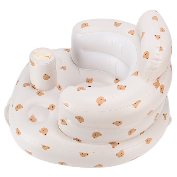 Multifunksjonell baby PVC oppblåsbar ryggbeskyttelse bad sofa læring spise middag stol#3