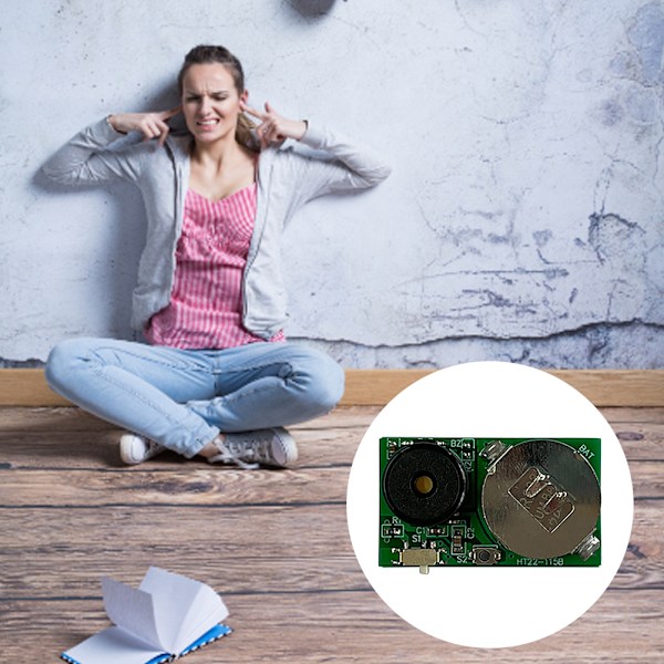 PCB-hälytin, ärsyttävä piippauslaite, hauska piilotettu melugeneraattori, toimistopila