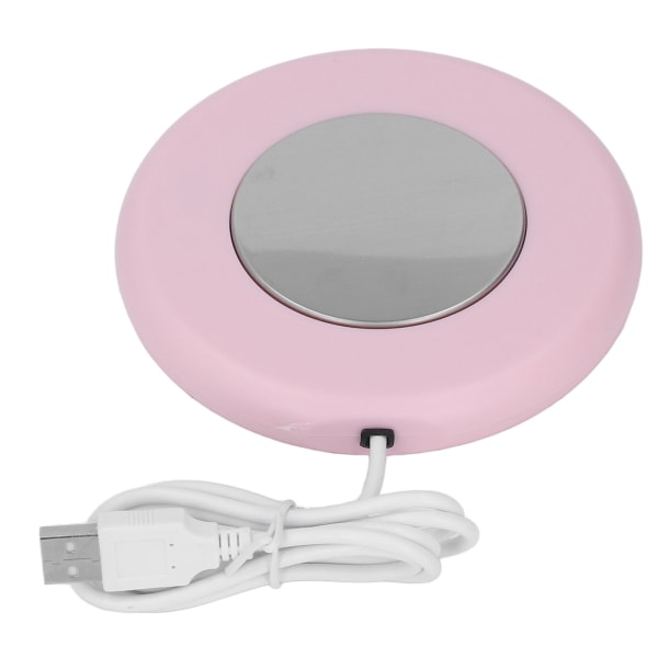 Kaffemugg Värmare 10W DC5V Muggvärmare USB 55°C Konstant temperatur Energisparande Power Tevärmare för kontor Rosa