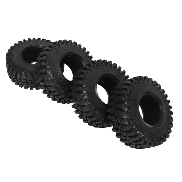 4 STK 2.2in RC Gummidæk Sæt Hjul Dæk Erstatningsdæk Skind til G8 RC Crawler