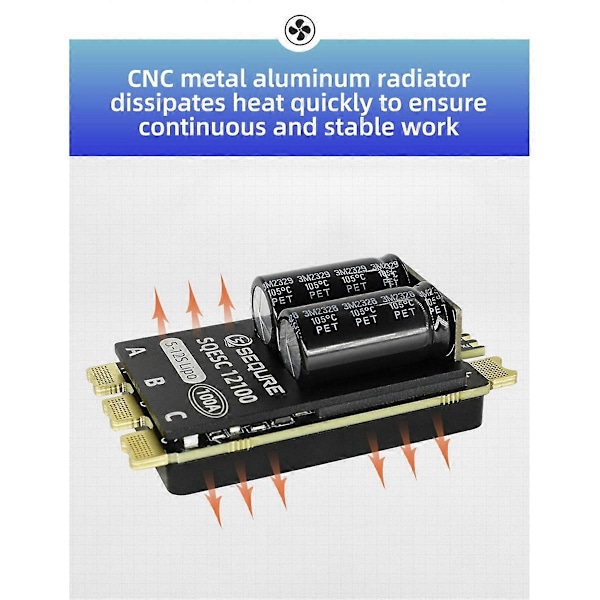 12100 Brushless Elektrisk Hastighedsregulator 100A BLHeli 32