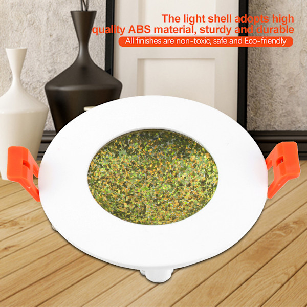 8W Diffused Reflective LED Lyslampe Gylden