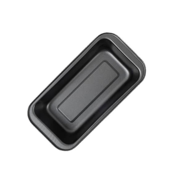 3 st kakbrödsform rektangulär nonstick bakform kolstål brödform svart 15 cm