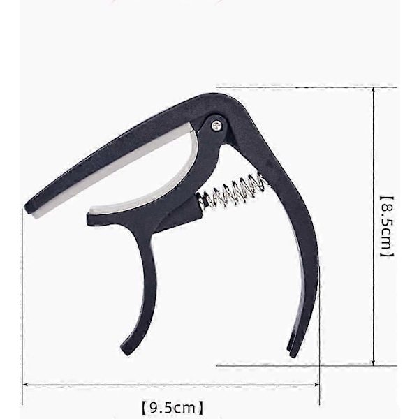 Guitar Capo til Akustisk og Elektrisk Guitar Capo Clip-on Stemmer
