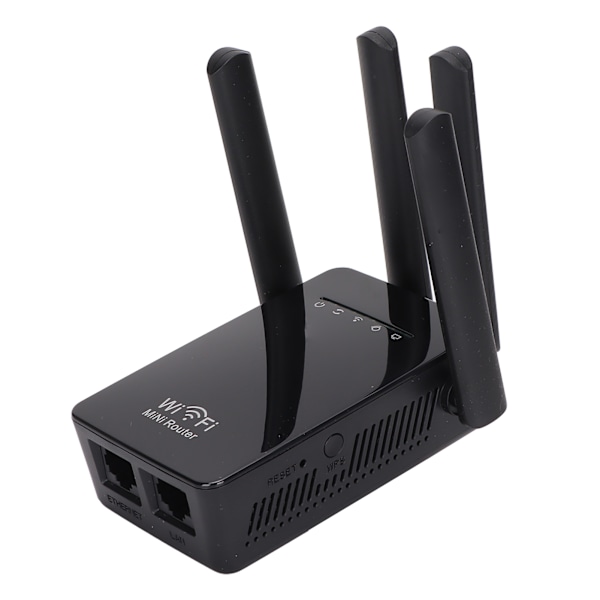 3 i 1 trådlös router AP Access WIFI Enhance Point 360° Full Signal Coverage 300Mbps WiFi Router för hem 100‑240VUK Plug