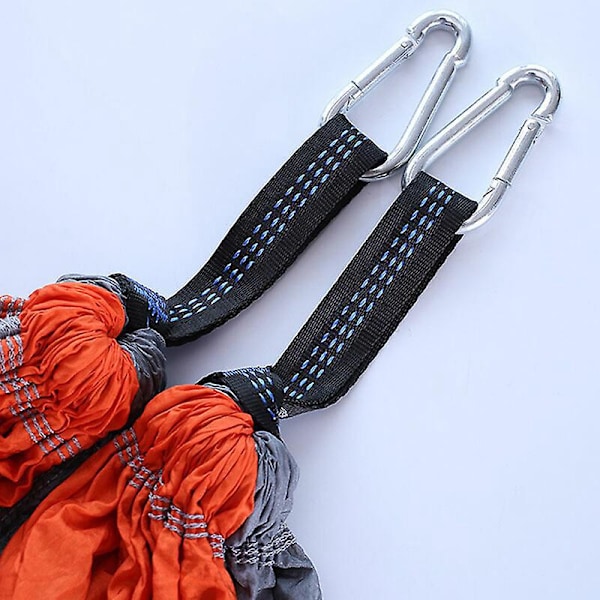 Resehammock för Camping 260 x 140 cm - Dubbel eller Enkel Hängmatta med Myggnät, Hängande Hammock, Ultralätt Hammock, Trädgårdshammockar, Överlevnadskit,