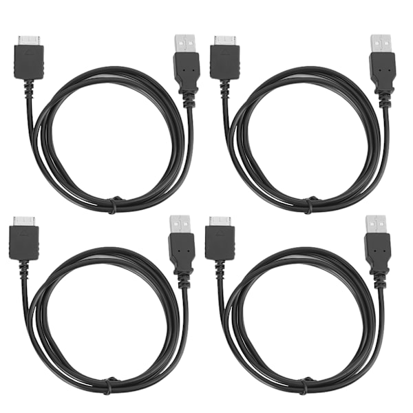 4 stk. PVC Mp3 datakabel profesjonell dataoverføring ladekabel for SONY Walkman