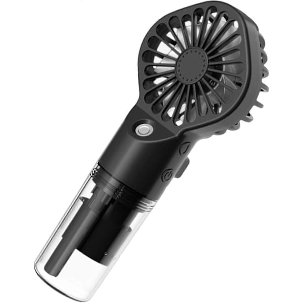 Bärbar Mistfläkt, Mini Transparent Spray Mistfläkt, USB Uppladdningsbar Mist Maker med 4 Hastigheter för Hem, Kontor, Utomhus, Resor