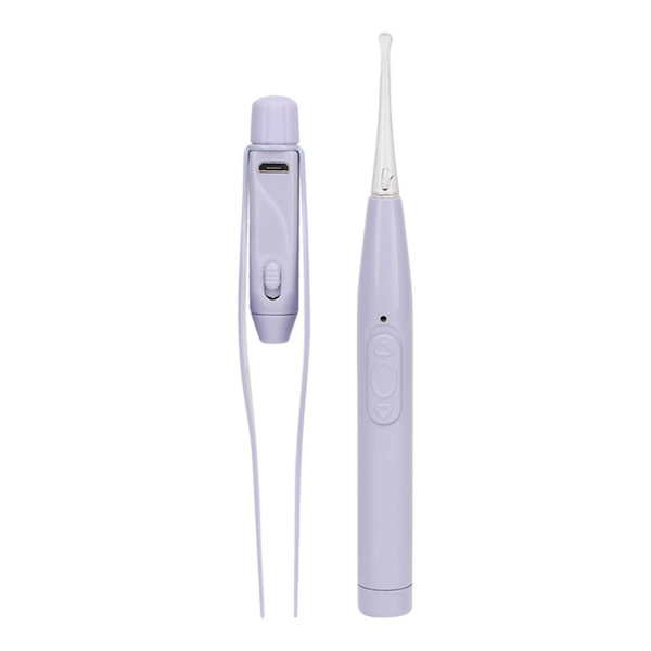 Ørevoksfjerner Multifunktion Blød LED-belysning Sikker USB Genopladelig Visual Ear Cleaner til babybørn
