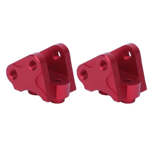 2 stk. Forreste Bageste Nedre Støddæmperforbindelse Link Mount Passer til SCX10-II AXIAL RC Bil Rød