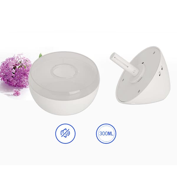 Luftfukter Aroma Diffuser USB Automatisk Avstenging Lav Støy Hjemmedekorasjon for Rom Kontor
