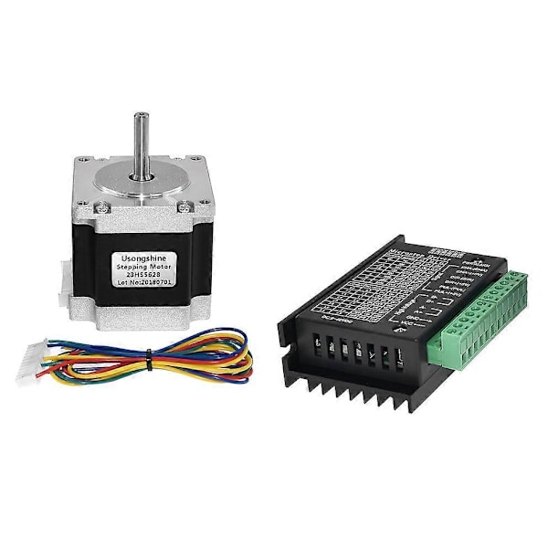 Nema 23 23HS5628 Askelmoottori 57 Moottori 2.8A Ohjaimella (6.35MM)