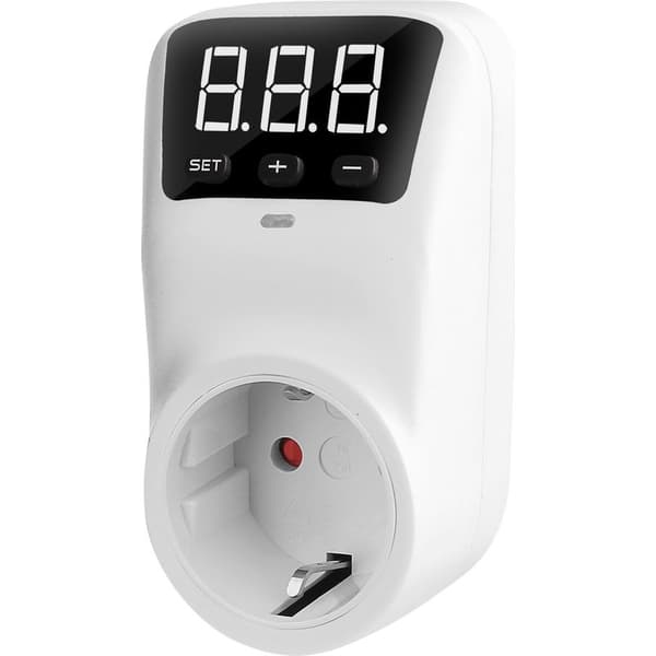 Typ F Överbelastnings- och Underspänningsskyddskontakt - 3680W 16A, Digital Display, Elektronisk Skydd