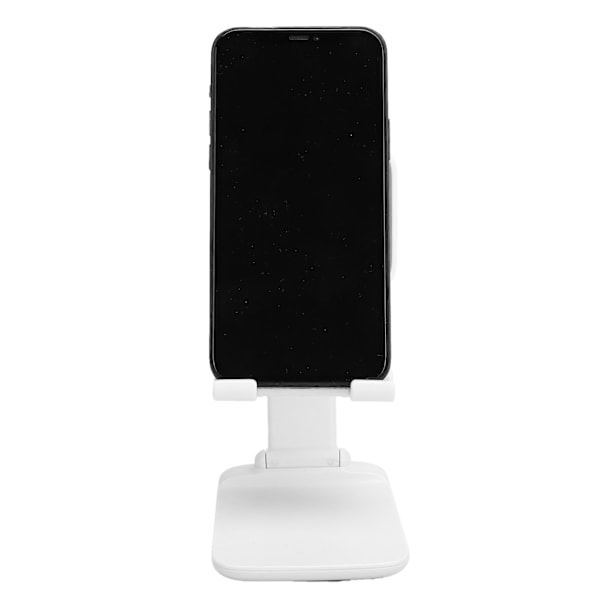 Adjustable Desktop Mobile Phone Tablet Stand Webcast Online Courses Phone HolderWhite(Zinc Alloy)