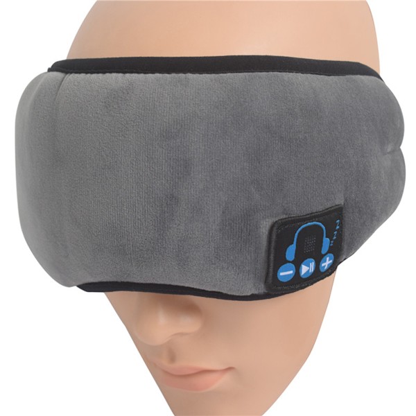 Bluetooth sovemaske for øyne Trådløse Bluetooth 5.0 hodetelefoner Reise sovehodetelefoner Håndfri sovemaske for soving Napping