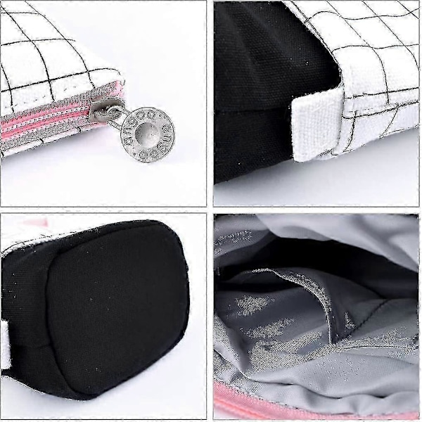 Transformer Ställ Butik Pennställ Canvas+pu Tecknad Söt Katt Teleskopisk Pennfodral Väska Skrivmaterial Pennfodral Låda Med Dragkedja