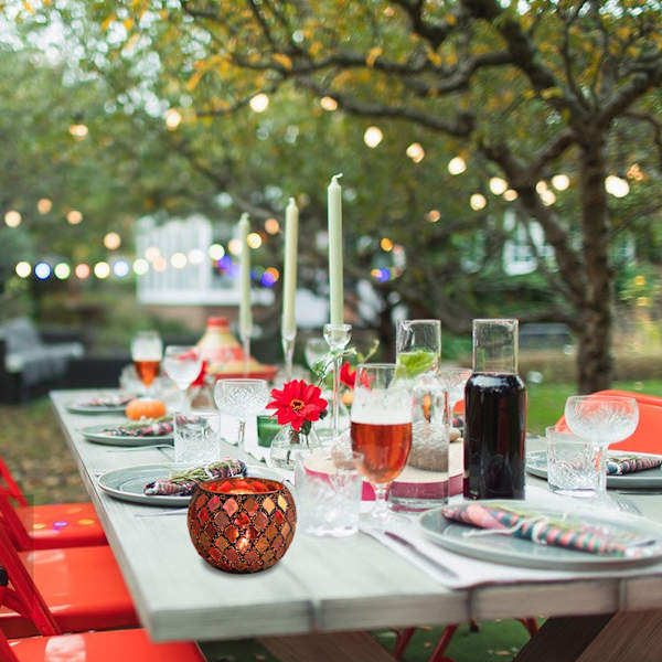 Ljushållare i glas DIY Rökelse Ljuskopp Suckulent blomkruka Pennhållare för bröllopsfester Heminredning
