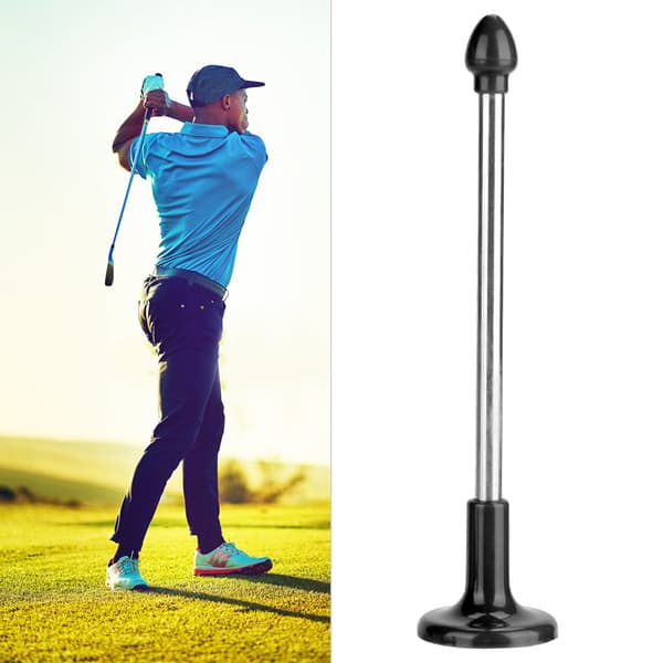 Golfkølle Skæreretningsguide Indikerende Værktøj Strækbar Golfhjælp Sort