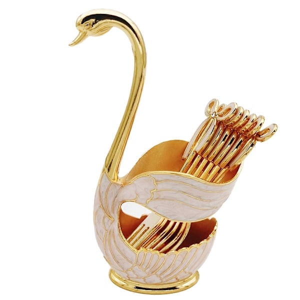 Elegant Kaffe- och Dessertskedset i Svanstil B