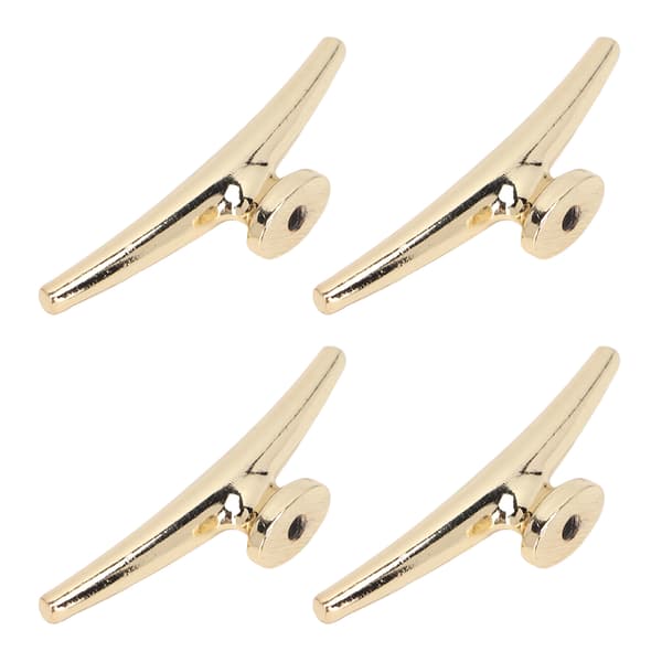 4 sett skapgrep lett sinklegering lett luksus moderne minimalistisk skuffegrep gull