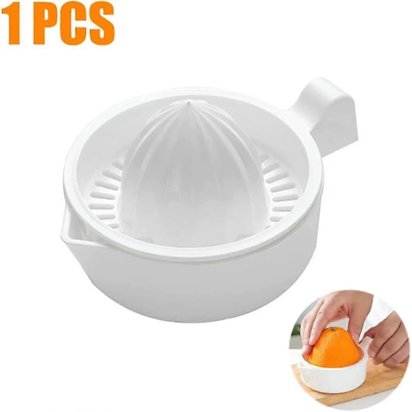 Manuel Juicer, Orange Lemon Manuel Juicer, Professionel Juicer med 230 ml Frugt-, Citron-, Lime-, Orangebeholder, Husholdningsjuicer