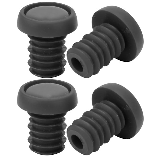 ZTTO Sykkelstyrehåndtak Grips Bar Ends Skrueplugger Polyester Gummi Sykkel Sykling Tilbehør Svart