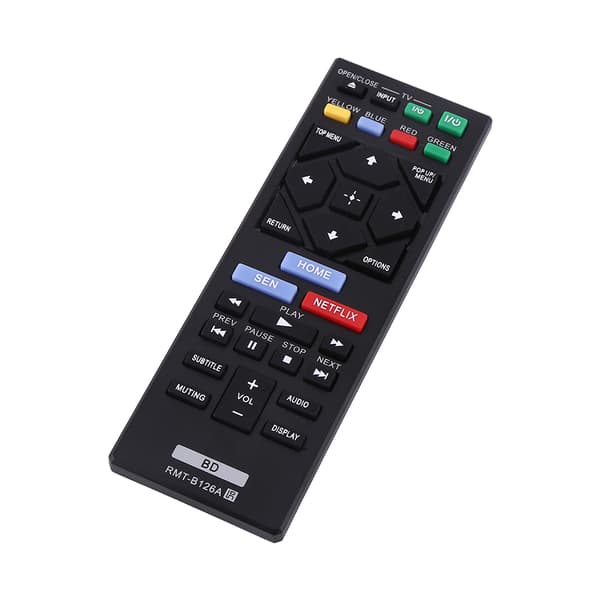 1 stk. ny stilfuld RMT-B126A fjernbetjening sort erstatningscontroller til Sony Blu Ray