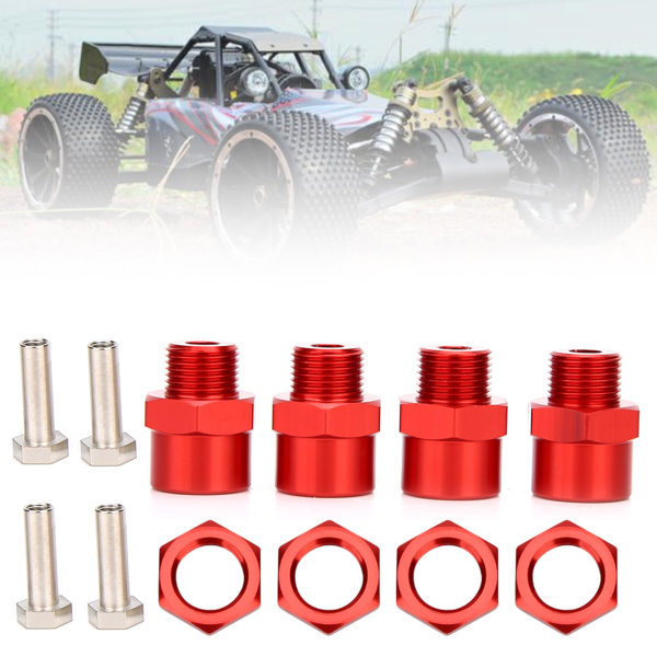 RC-bil 12 mm till 17 mm Hex-konverteringsadapter tillbehör för Sakura D4 HSP 94123 1/10 CarRed