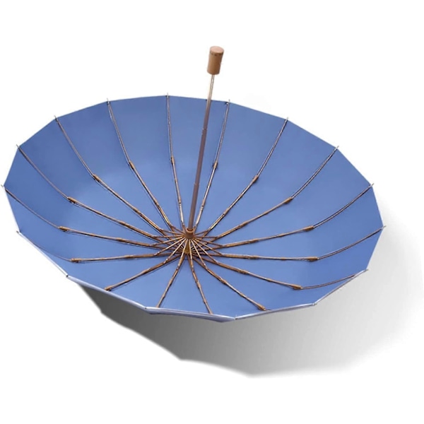 Paraply Stærk Vindafvisende 16K Manuel Paraply Mænd Parasol Kvinder Regn Store Paraplyer Super Solbeskyttelse Og UV