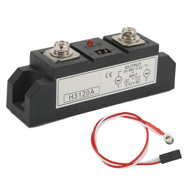 Solid State Relæ Industriel SSR 3-32V DC Indgang til 24-480V AC Udgang til Drejebænk Køretøj