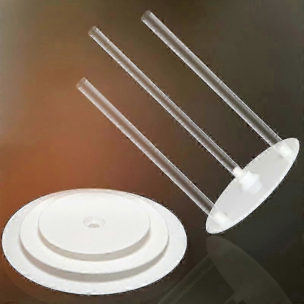 Flerlags Fødselsdagskage Stand Holder Dessert Spacer Til DIY Køkken Bageværktøj - zzy 10 tommer