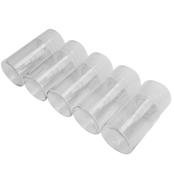 5 st 100 ml kosmetisk tom flaska rengöring plast flytande presspump påfyllningsbara flaskor