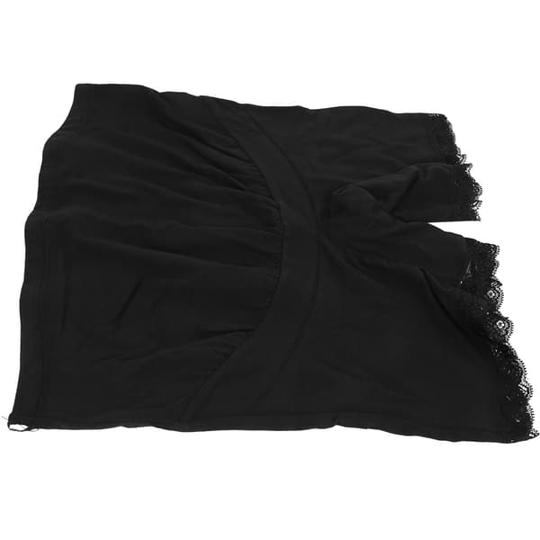 Højtaljede sikkerhedsshorts til gravide kvinder, bløde elastiske justerbare boxershorts, undertøj, sort XXL