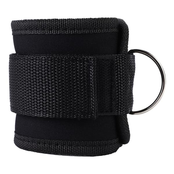Ankelstropper Benstyrketræning Vægtbærende Power Strap Fodring Til Fitness (Sort)