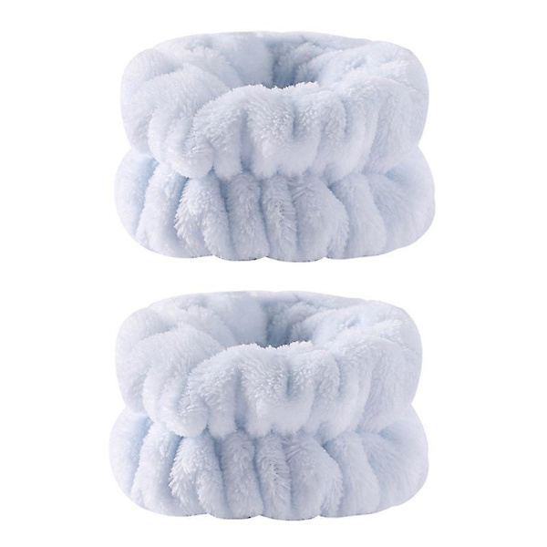 Absorberande Mikrofiber Armband för Ansiktsrengöring - Set med 5 Pack