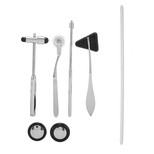 5 stk Hospital Percussion Hammer Sæt Robust skridsikker rustfrit stål Stetoskop Hammer Kit