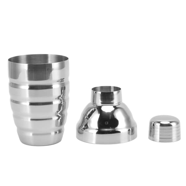 Cocktailshaker i rustfritt stål med gjenger, bar-bartender-mikser, vinshakerkopp 500 ml