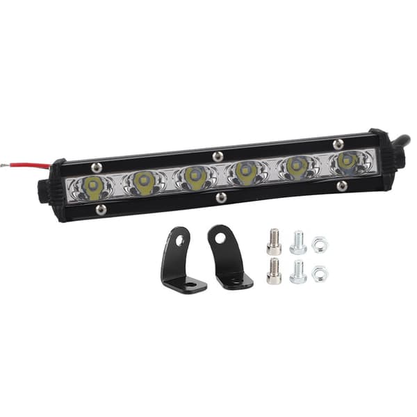 7in 18W 6LED 6000K Hvit Arbeidslys IP67 Ultra Slim Lampe Bar Stripe for Offroad Skip Auto