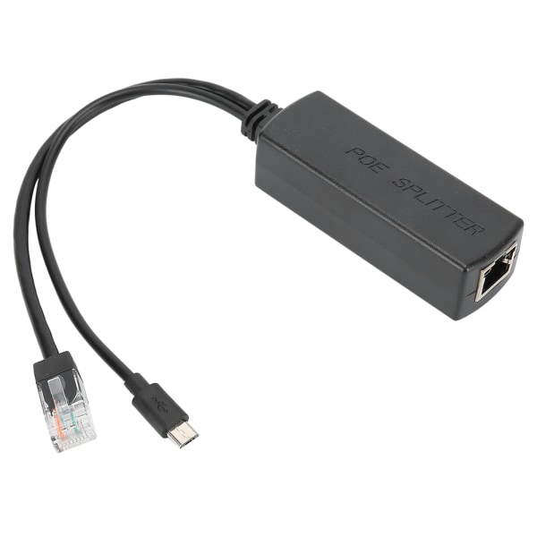POE Splitter Strømforsyningsmodul USB Standard Isolasjon Separator Kabel 48V til 5V