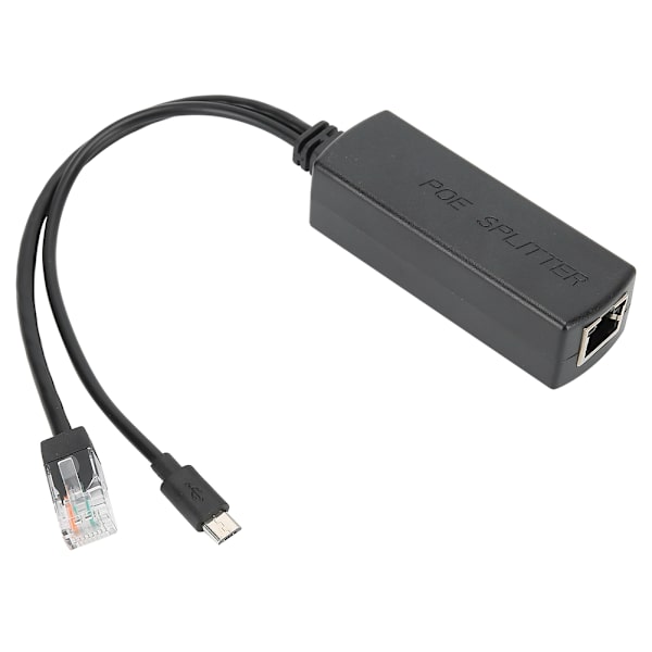 POE Splitter Strømforsyningsmodul USB Standard Isolasjonsseparator Kabel 48V til 5V