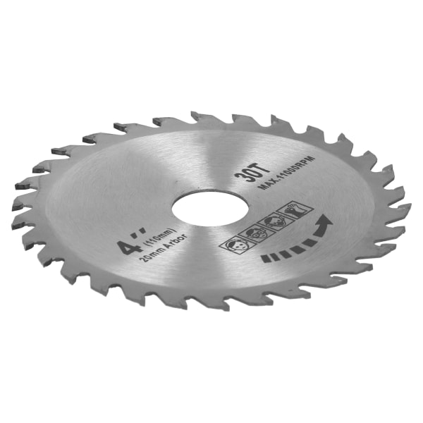 2st 4x30T Cirkelsågblad Träbearbetningskapskiva för snickeri Hemförbättring 105mm