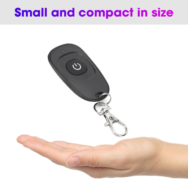Mini trådløs switch 3.7V 6V 9V 12V fjernbetjening relæ controller strøm fjernbetjening TIL/FRA