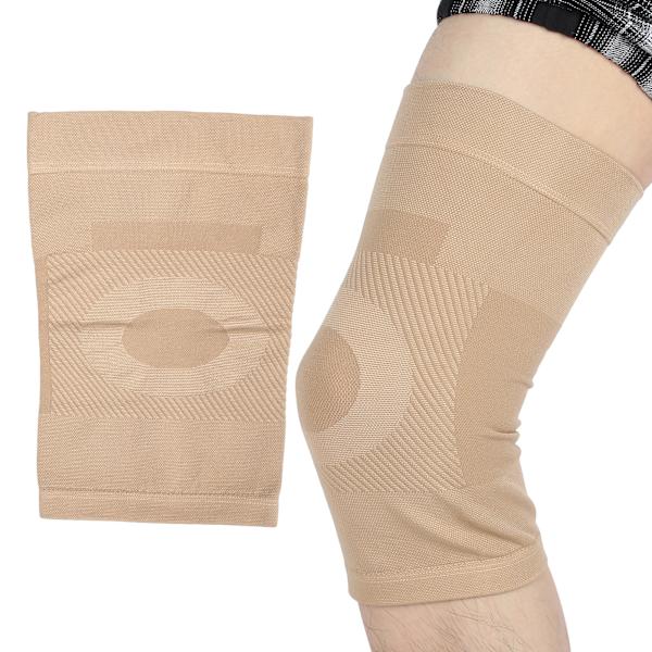 Antislip Knäskydd Knäskydd Löpning Sport Kompressions Knäskydd Stödärm (L )