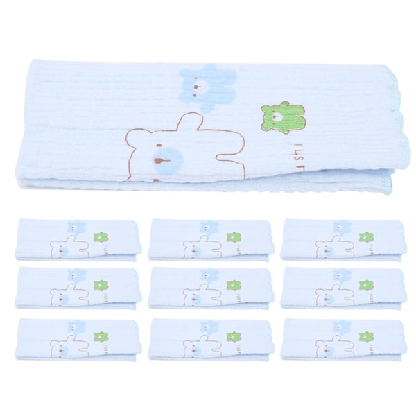 Toddler Abdominal Circumference Baby Double‑Layer Thickened Cotton High Elastic BeltBlue