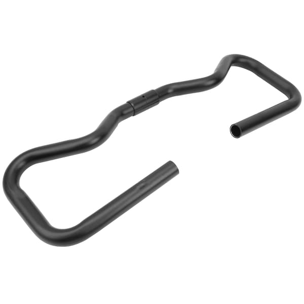 Ultralet aluminiumslegering foldbar cykelkonvertering P-styr 25,4x490mm sort