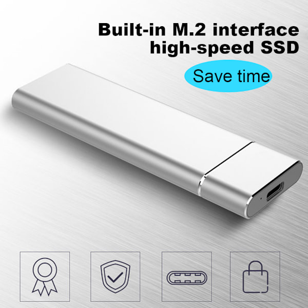 Coolfish M1 128GB:n iskunkestävä ja kannettava ultraohut mobiili SSD-asema